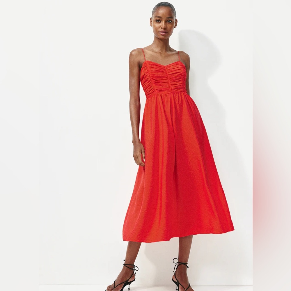 H&M Gathered Bodice Dress